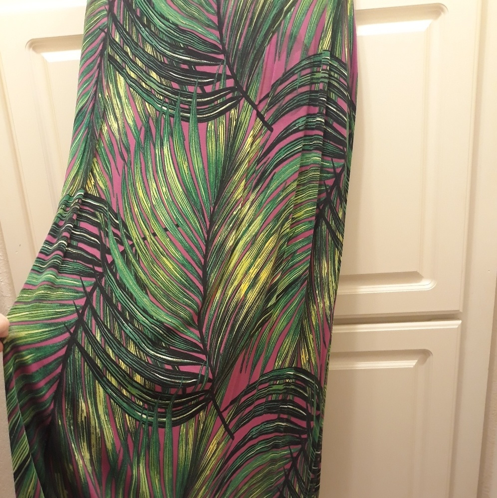 NWOT Vibrant & Colorful Maxi Skirt